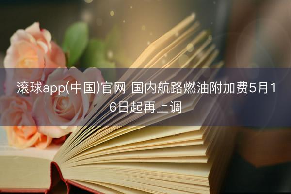 滚球app(中国)官网 国内航路燃油附加费5月16日起再上调
