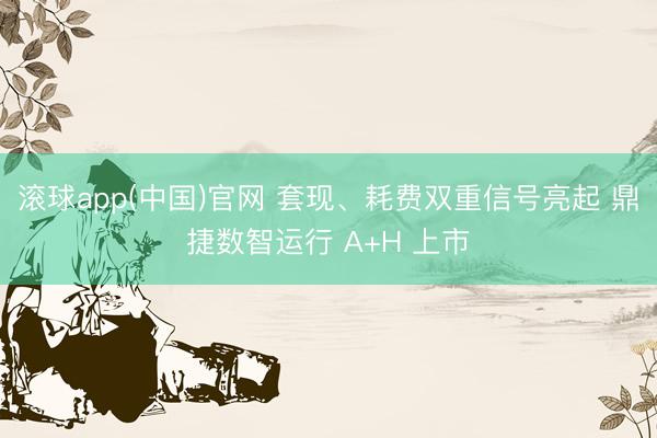 滚球app(中国)官网 套现、耗费双重信号亮起 鼎捷数智运行 A+H 上市